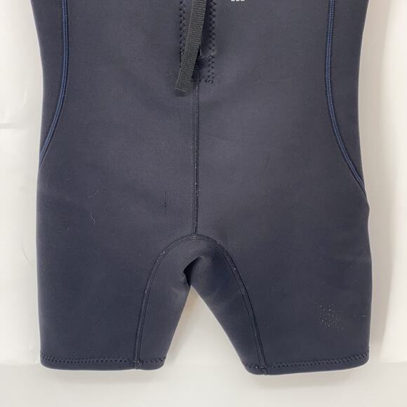 Deep See Boys Black & Blue Short Sleeve Wet Suit Size Large (10) - Picture 9 of 12